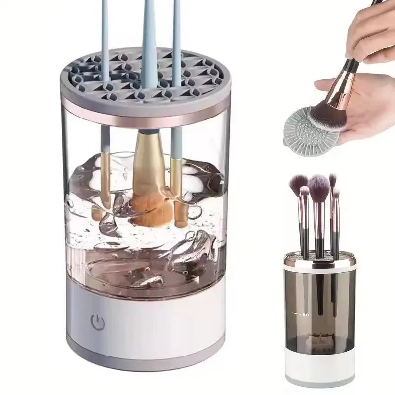 Automatic Makeup Brush Cleaner
