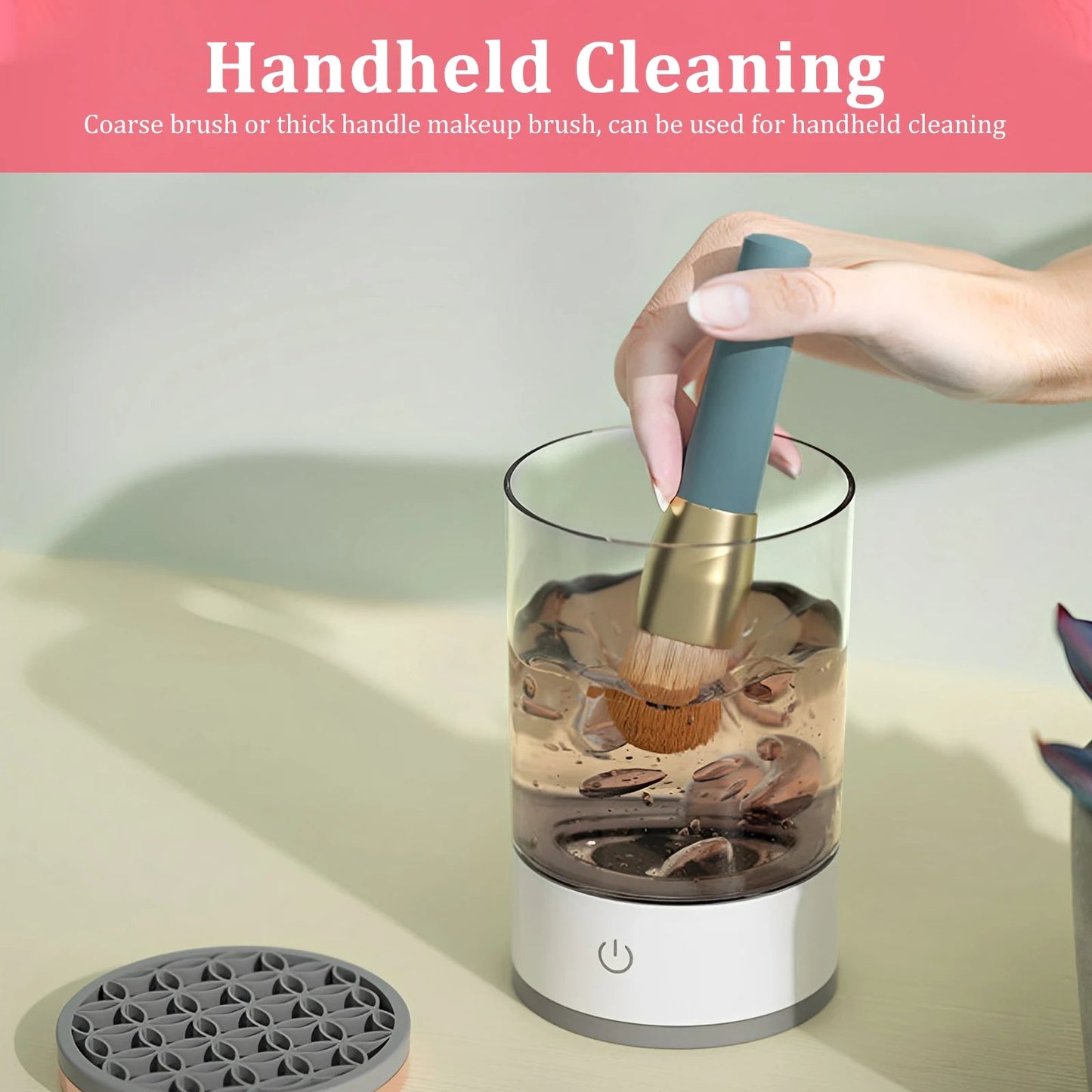 Automatic Makeup Brush Cleaner